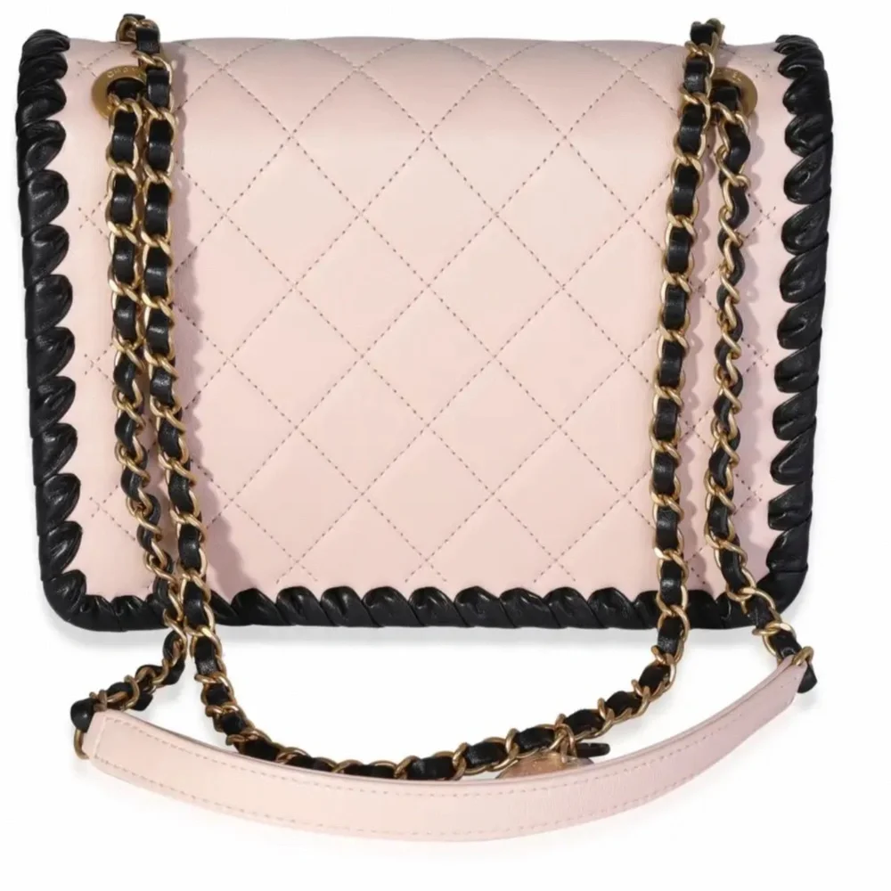 Chanel Lambskin & Black Whipstitch Mini Bag - Picture 3 of 13